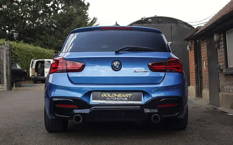 Used BMW M140 M Sport 340 HP (250 kW) 2018 Blue Hatchback