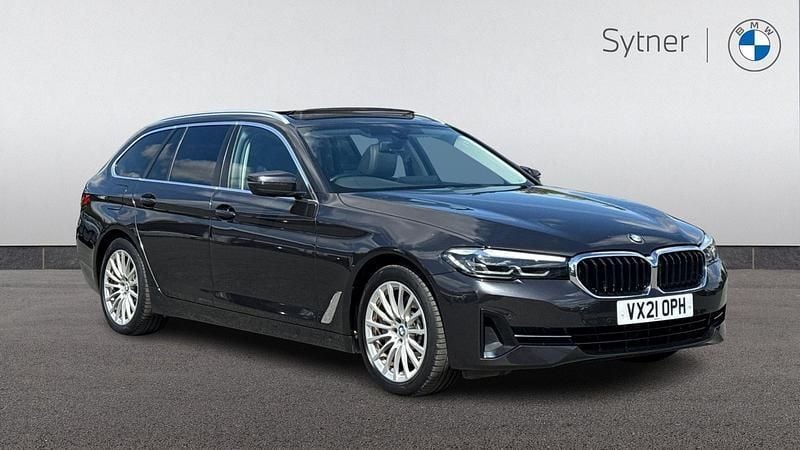 Grey Used 2021 BMW 530e Sport Line Estate | £24,000 (Good price) - Image 1/4
