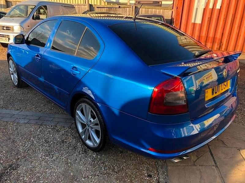 Used Skoda Octavia vRS 200 HP (147 kW) 2011 Blue Hatchback