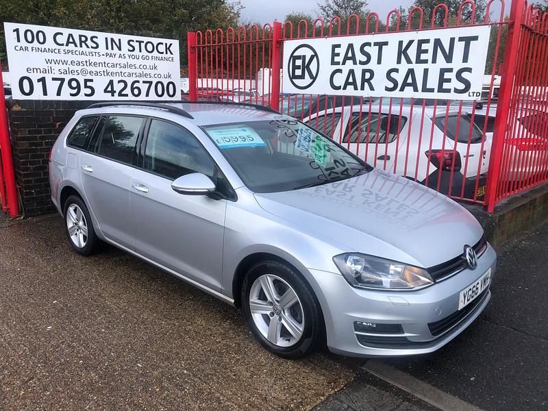 Used VW Golf VII Edition 110 HP (80 kW) 2016 Silver Estate