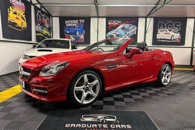 Red Used 2015 Mercedes SLK200 AMG Cabriolet | £14,995 - Image 1/1