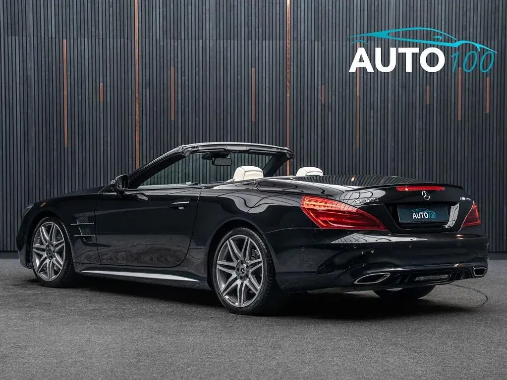 Used Mercedes SL500 AMG line 2017 Black Cabriolet