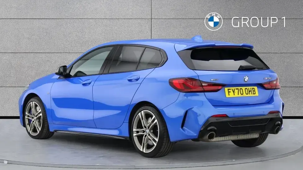 Used BMW M135 Shadowline 306 HP (225 kW) 2020 Blue Hatchback