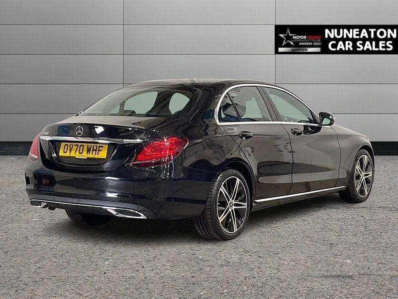 Used Mercedes C200 2020 Black Sedan