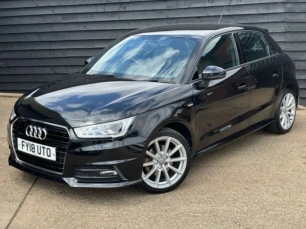 Used Audi A1 Sportback S-Line 125 HP (91 kW) 2018 Black Hatchback
