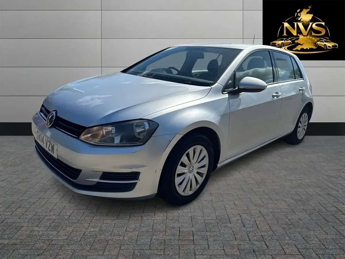 Used VW Golf VII S 103 HP (75 kW) 2014 Silver Hatchback