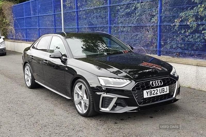 Black Used 2022 Audi A4 S-Line Sedan | £24,444 (Fair price) - Image 1/1