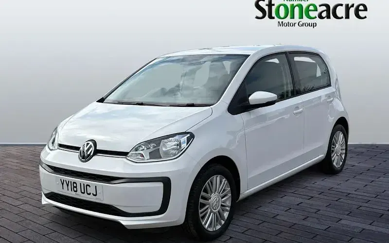 Used VW up! Move 60 HP (44 kW) 2018 White Hatchback
