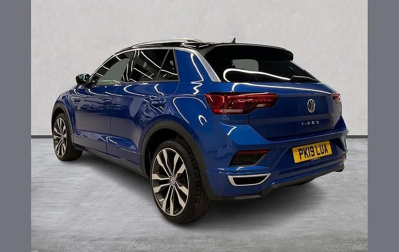 Used VW T-Roc R-line 150 HP (110 kW) 2019 Blue SUV