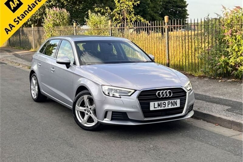 Silver Used 2019 Audi A3 Sportback Sport Hatchback | £13,295 (Good price) - Image 1/4