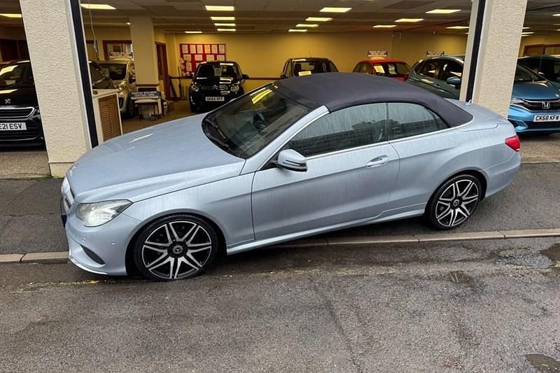 Used Mercedes E250 AMG line 2015 Silver Cabriolet