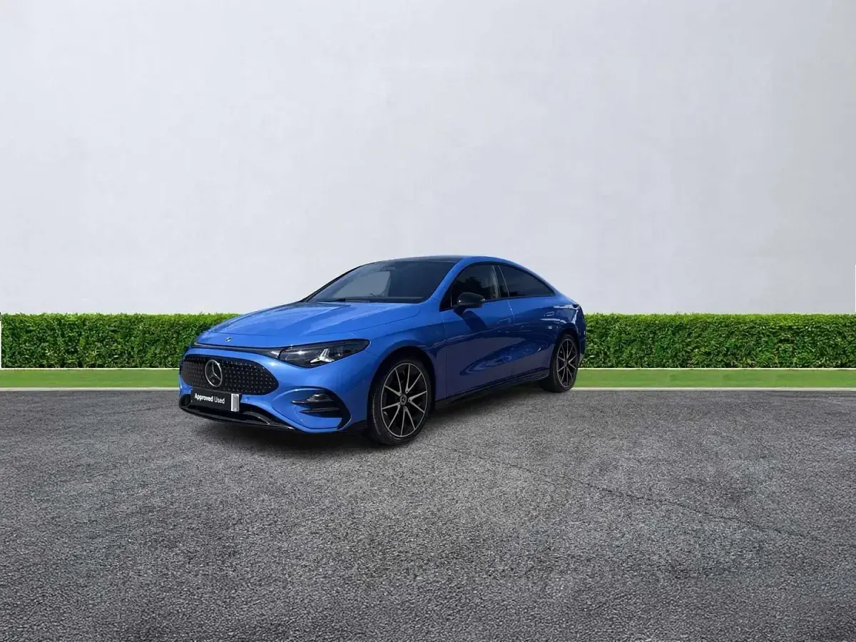 Used Mercedes CLA 250+ AMG line 200 kW (272 HP) 2025 Blue Sedan