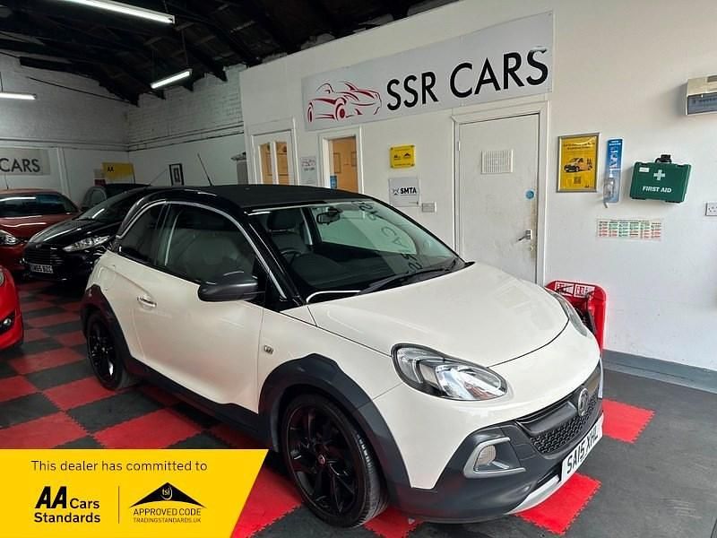 Used Vauxhall Adam Rocks 70 HP (51 kW) 2015 White Hatchback