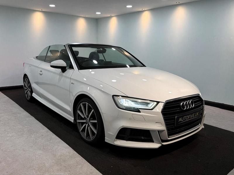 Begagnad Audi A3 Cabriolet S-Line 2017 Vit Cab