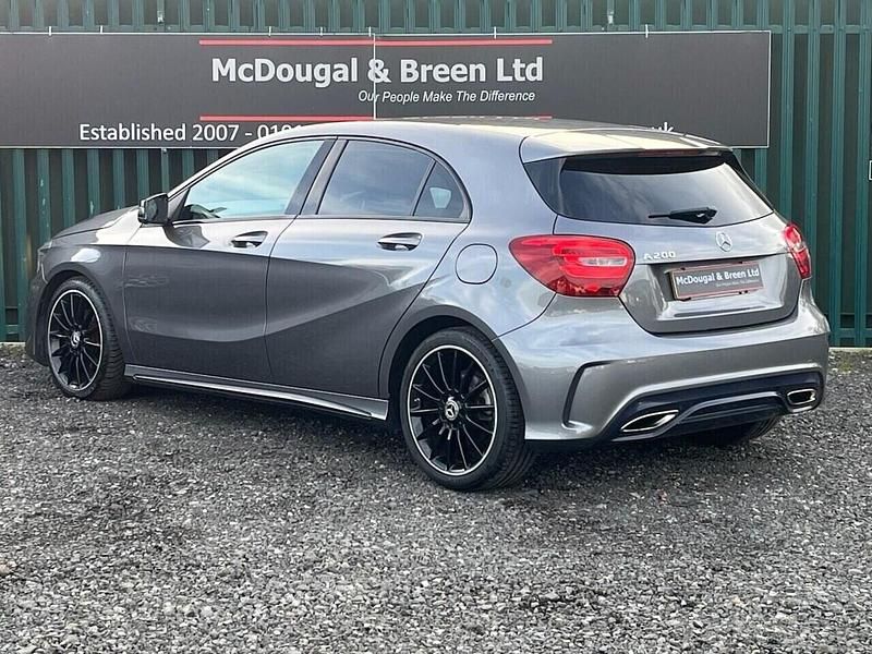 Used Mercedes A200 AMG line 156 HP (114 kW) 2018 Grey Hatchback