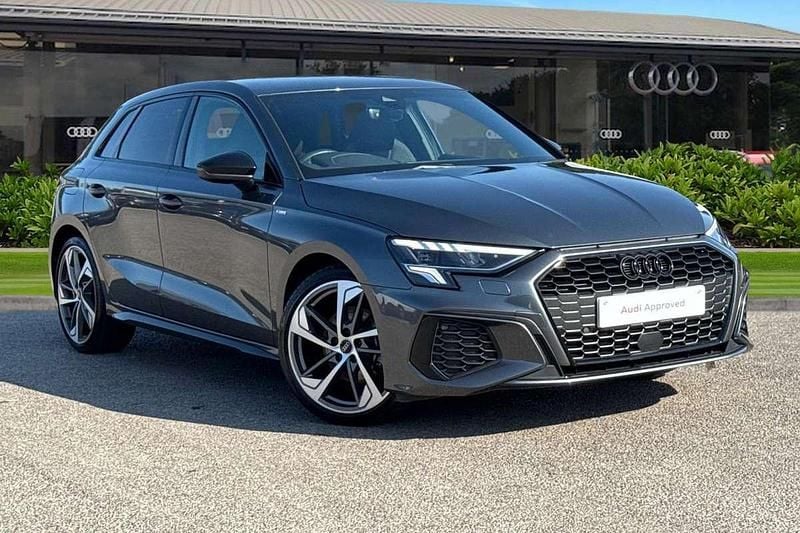 Grey Used 2024 Audi A3 Black Edition Hatchback | £27,490 (A bit pricey) - Image 1/4