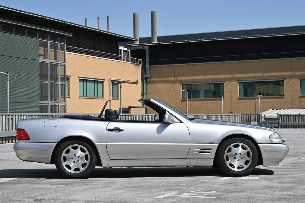 Used Mercedes SL500 1996 Silver Cabriolet
