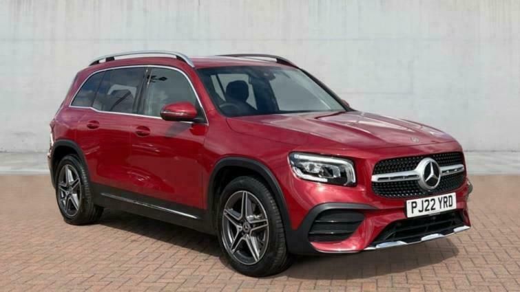 Used Mercedes GLB200 AMG line 163 HP (119 kW) 2022 Red SUV
