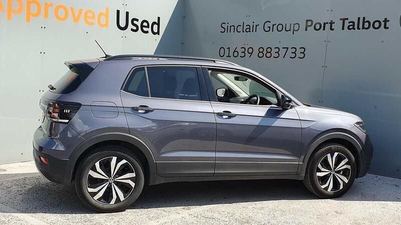 Used VW T-Cross Black Edition 95 HP (69 kW) 2022 Grey SUV