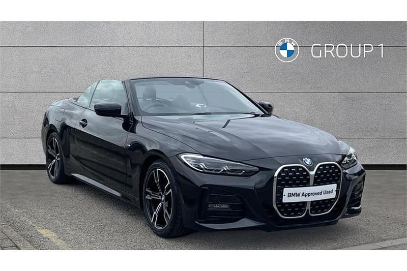 Used BMW 420 M Sport 190 HP (139 kW) 2022 Black sapphire metallic paint Cabriolet