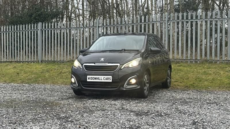 Used Peugeot 108 Allure 82 HP (60 kW) 2014 Black Hatchback