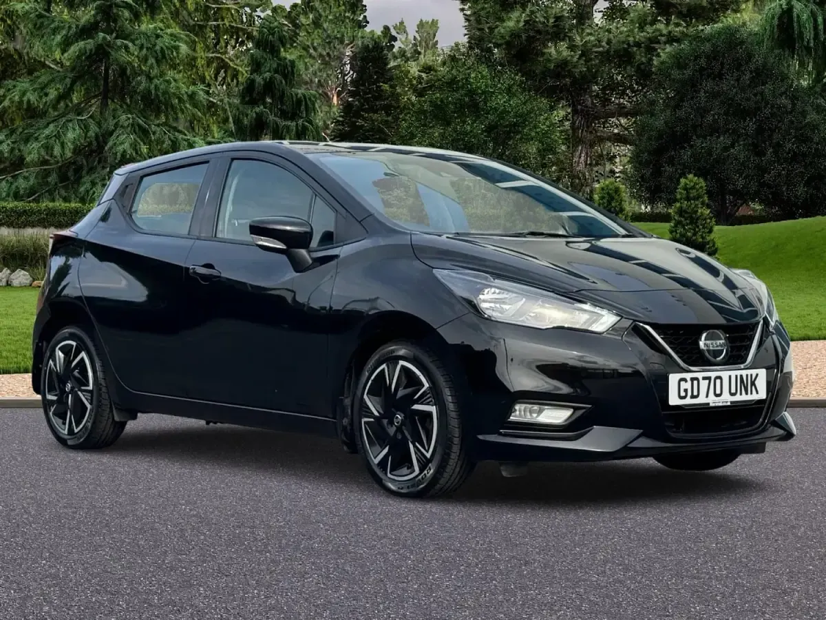 Used Nissan Micra Acenta 90 HP (66 kW) 2021 Black Hatchback