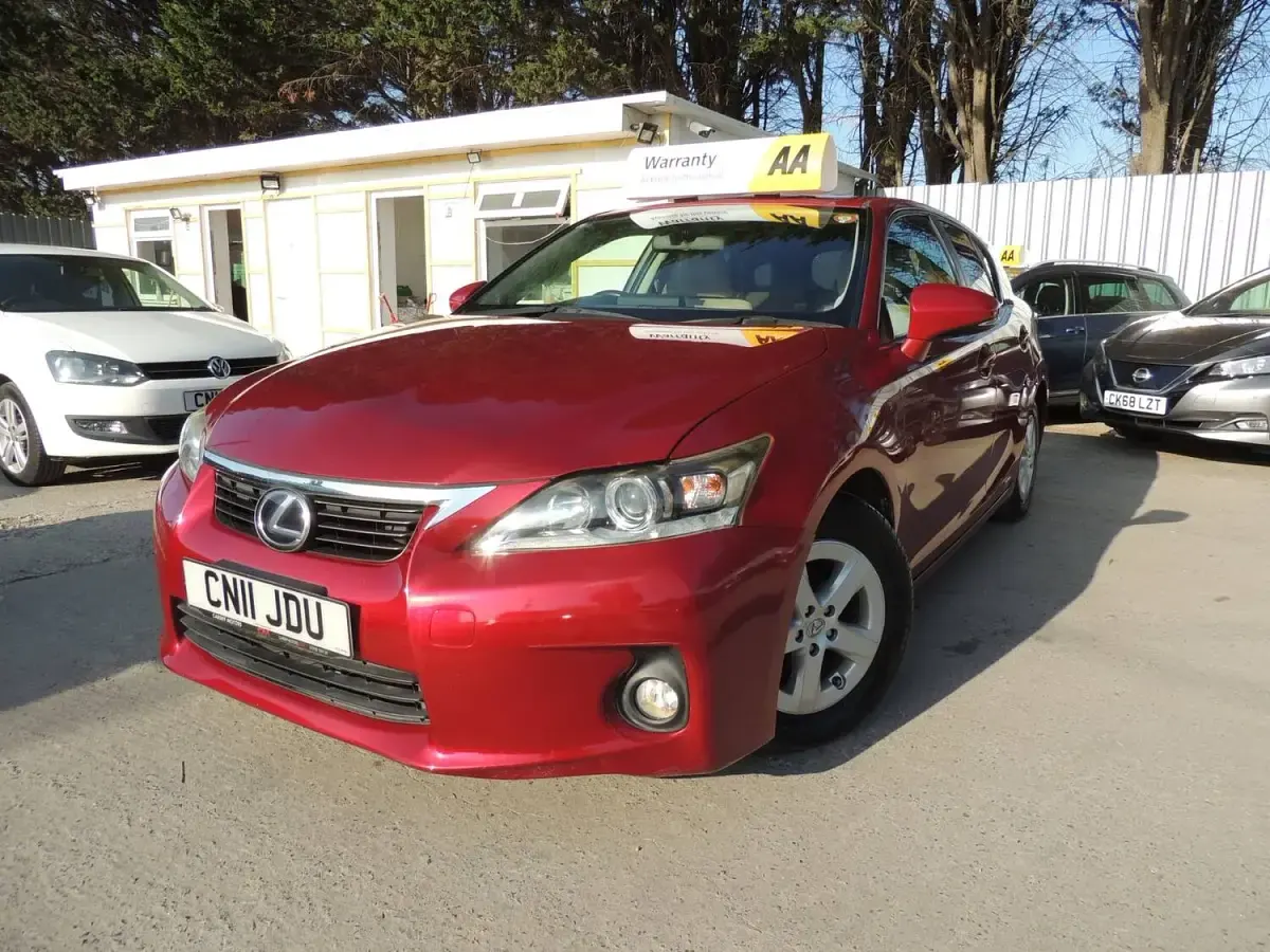 Used Lexus CT200h 2011 Red Hatchback