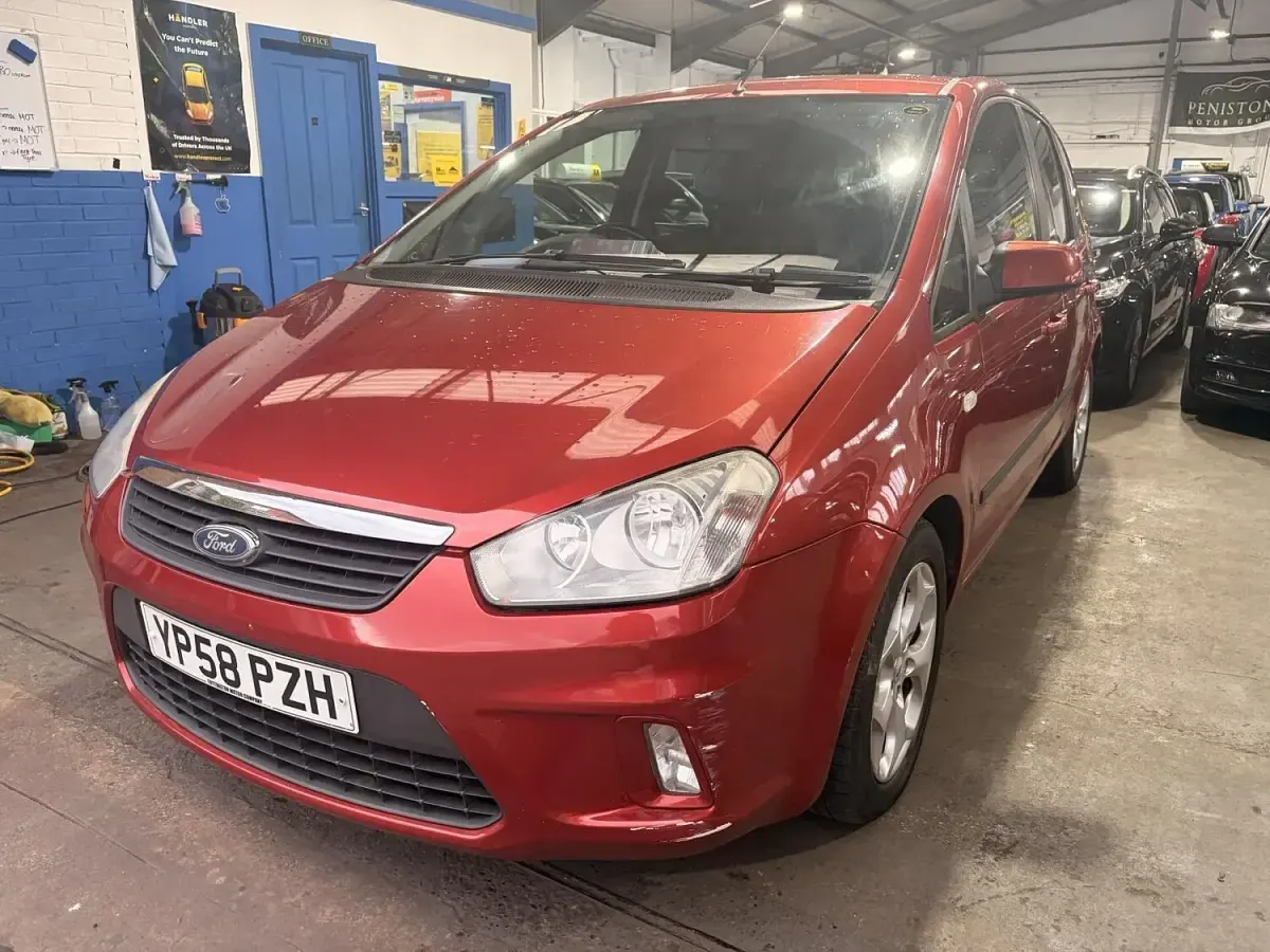 Used Ford C-MAX Zetec 145 HP (106 kW) 2008 Red MPV