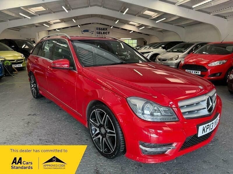 Red Used 2013 Mercedes C250 AMG Estate | £6,100 (Fair price) - Image 1/4