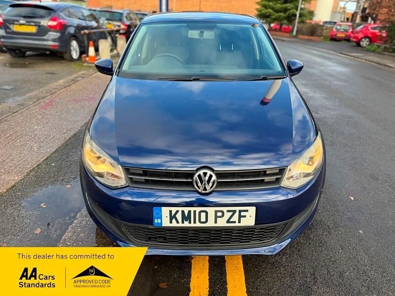 Used VW Polo SE 85 HP (62 kW) 2010 Blue Hatchback