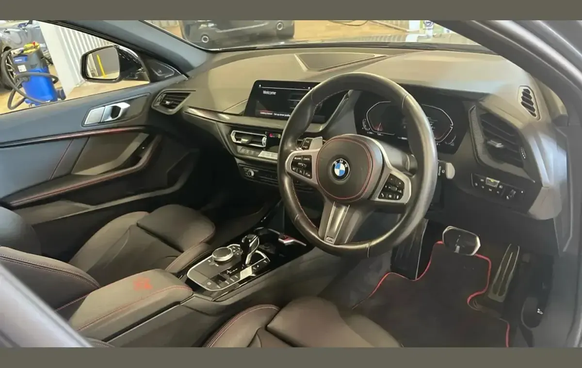 Used BMW 128 Comfort Edition 265 HP (194 kW) 2023 Skyscraper grey metallic Hatchback
