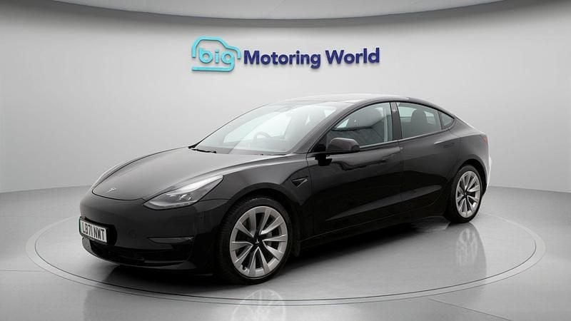 Used Tesla Model 3 Long Range AWD 366 kW (498 HP) 2021 Black Sedan