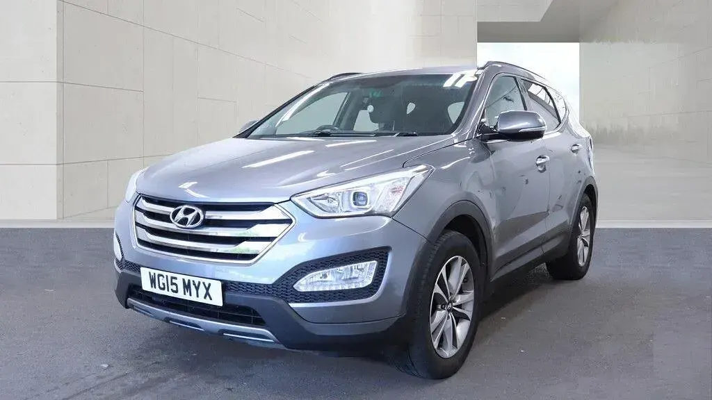 Used Hyundai Santa Fe Premium 2015 Silver SUV