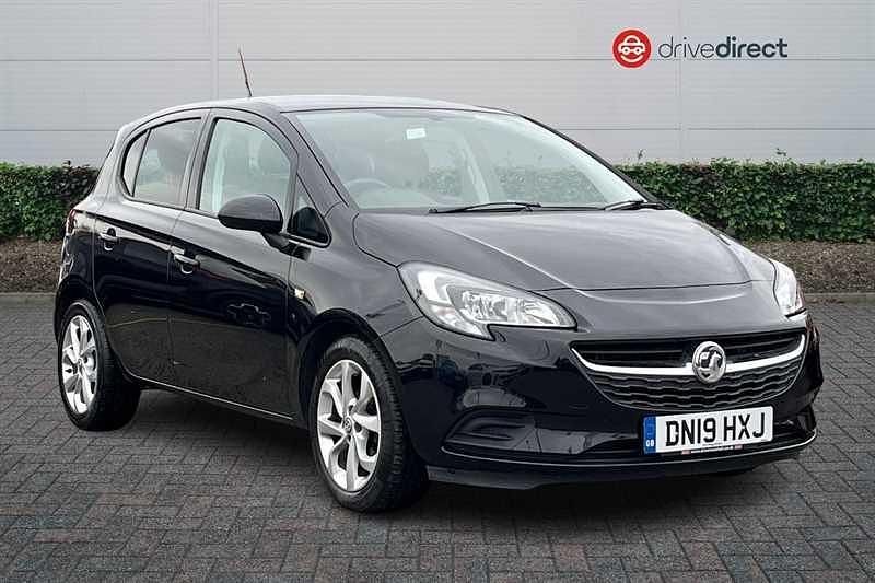 Used Vauxhall Corsa Sport 75 HP (55 kW) 2019 Black Hatchback
