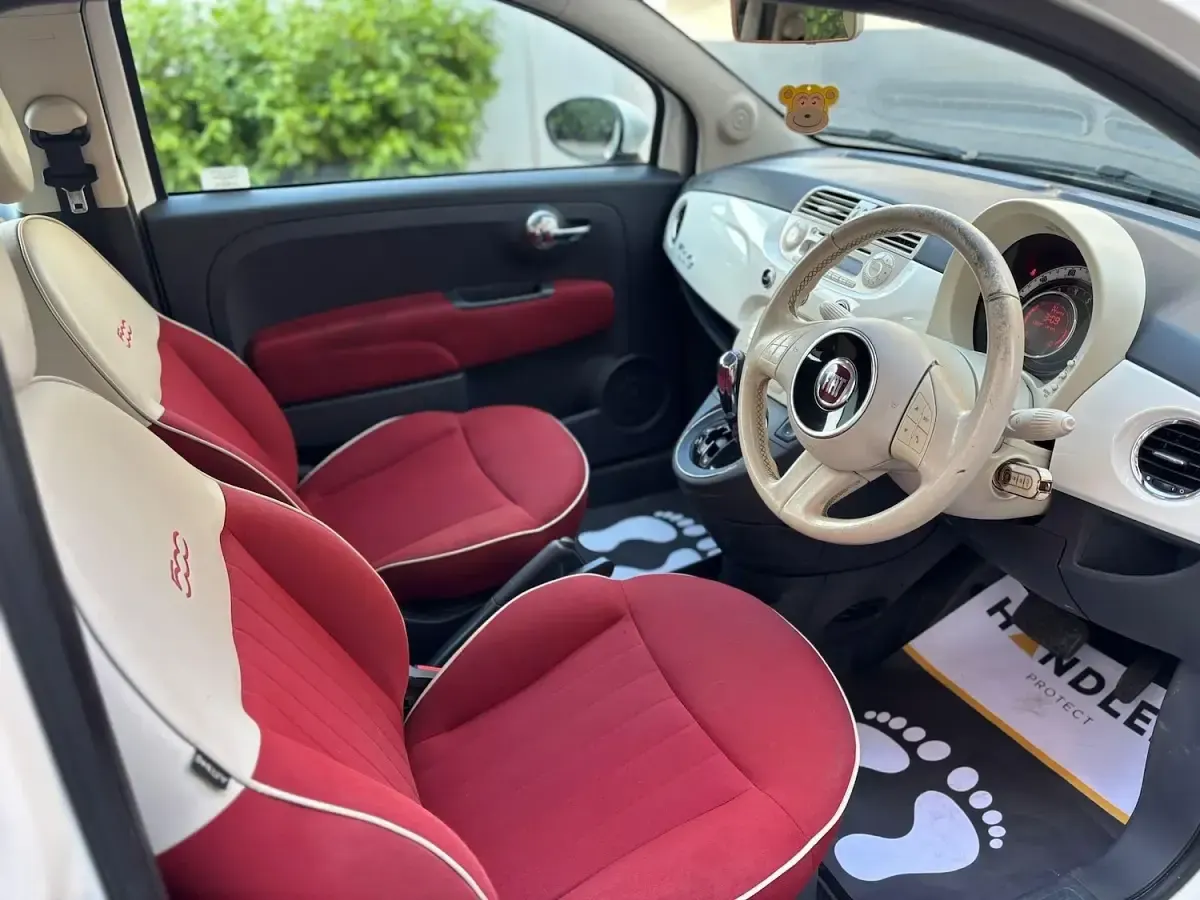 Used Fiat 500C Lounge 69 HP (50 kW) 2013 White Cabriolet
