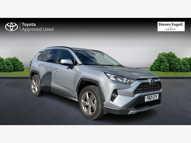 Silver Used 2021 Toyota RAV4 Design Estate | £27,380 (Fair price) - Image 1/3