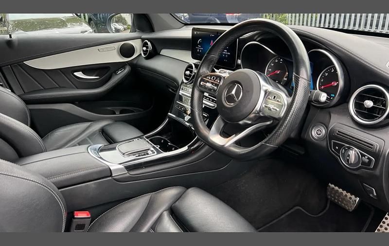 Used Mercedes GLC300e AMG line 254 HP (186 kW) 2021 Black Coupe