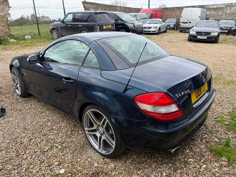Used Mercedes SLK280 231 HP (169 kW) 2007 Blue Cabriolet