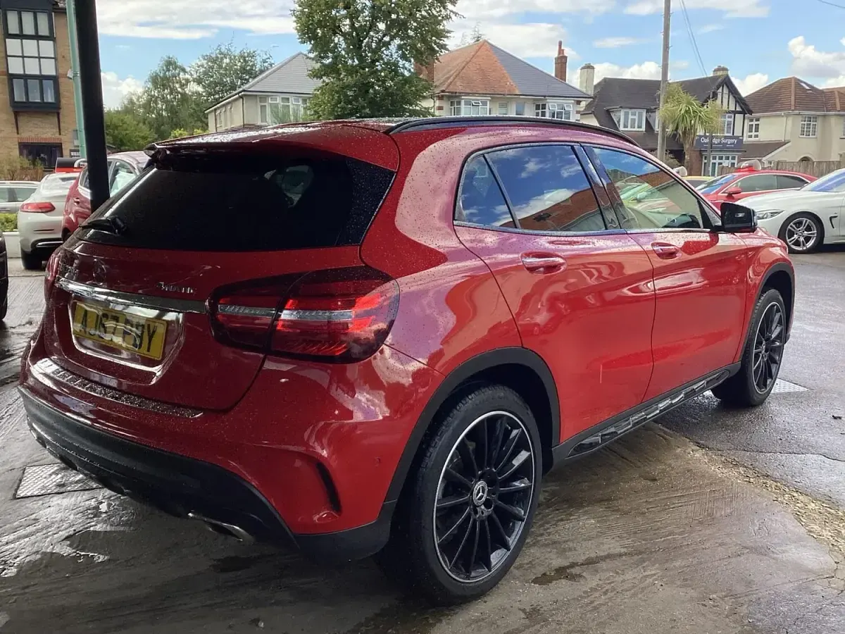 Used Mercedes GLA220 AMG line 174 HP (127 kW) 2018 Red SUV