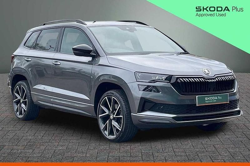 Used Skoda Karoq SportLine 150 HP (110 kW) 2023 Graphite grey metallic SUV