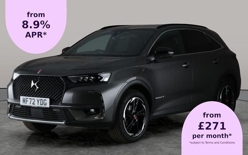 Grey Used 2022 DS Automobiles DS7 Crossback Performance Line Plus SUV | £18,801 (Fair price) - Image 1/2