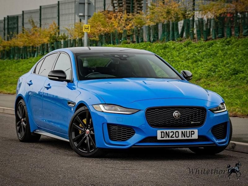Blue Used 2020 Jaguar XE S Sedan | £24,000 - Image 1/4