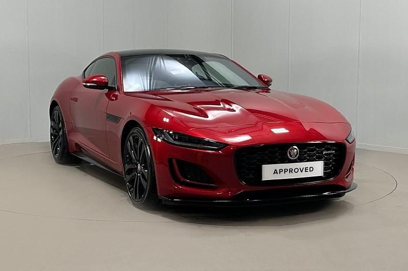 Red Used 2022 Jaguar F-Type R-Dynamic Coupe | £49,995 (Fair price) - Image 1/4
