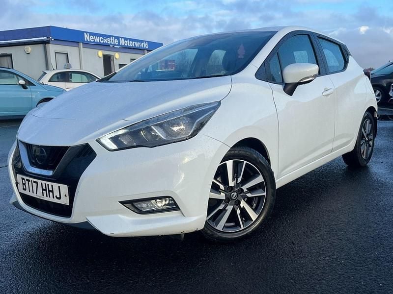 Used Nissan Micra Acenta 2017 White Hatchback