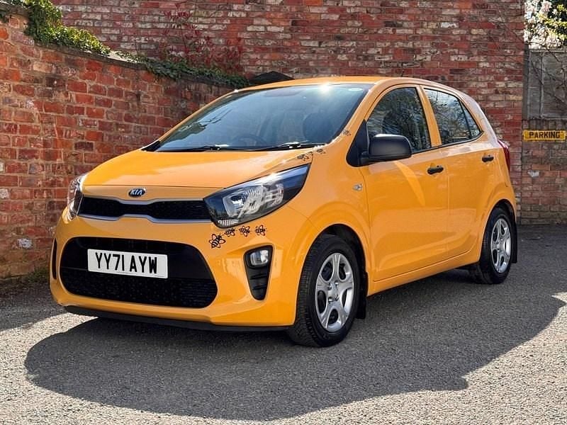 Used Kia Picanto 2021 Yellow Hatchback