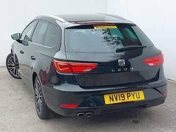 Used Seat Leon XCELLENCE Lux 190 HP (139 kW) 2019 Black Estate
