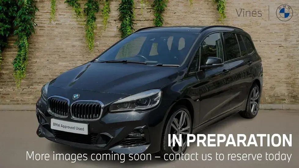 Used BMW 218 Gran Tourer M Sport 134 HP (98 kW) 2021 Black MPV