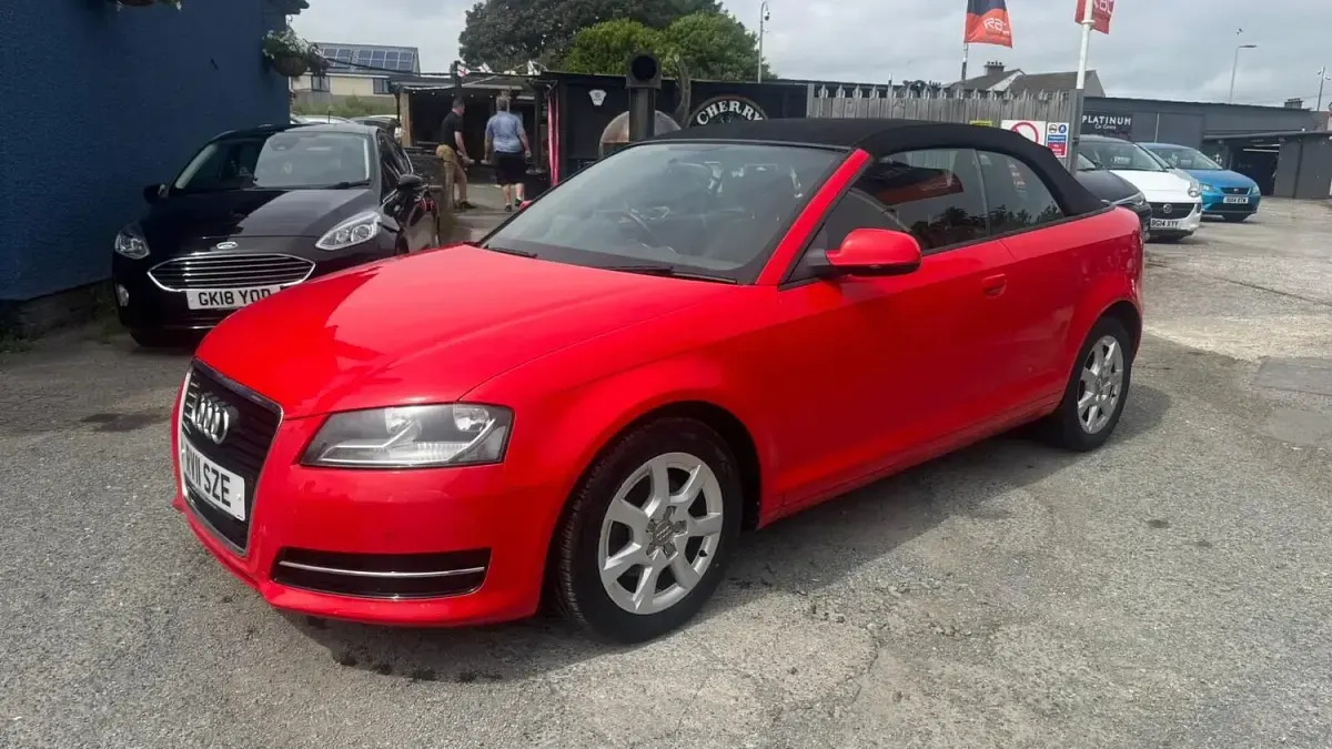 Used Audi A3 Cabriolet 140 HP (102 kW) 2011 Red Cabriolet