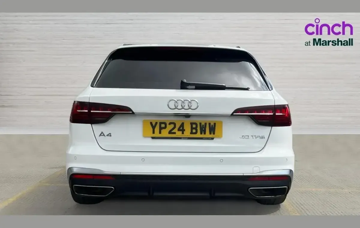 Used Audi A4 S-Line 204 HP (150 kW) 2024 Arkona white Estate