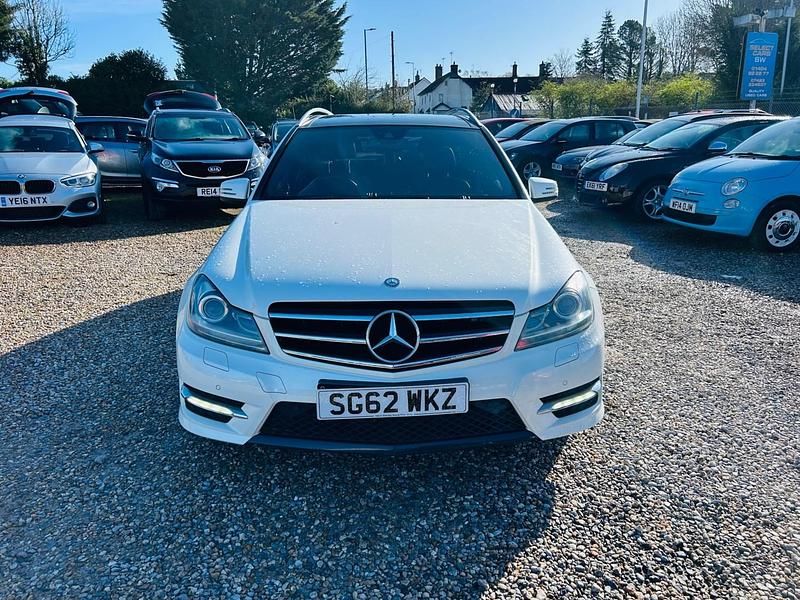 Used Mercedes C220 AMG 2012 White Estate